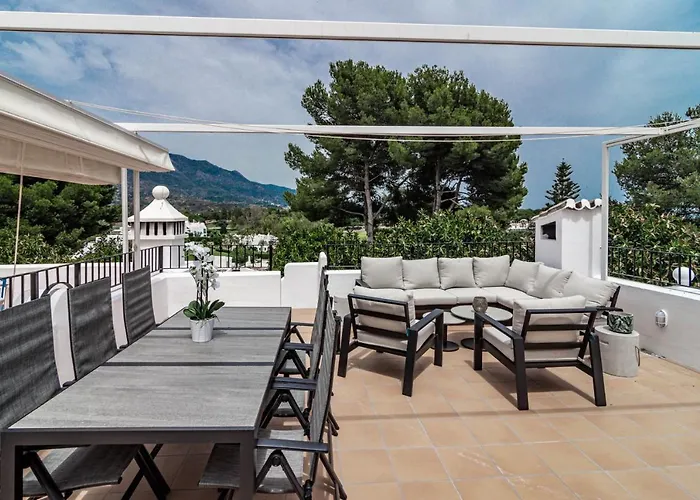 別荘 Charming And Modern 3-bedroom Duplex In Aloha Pueblo With Mountain Views *